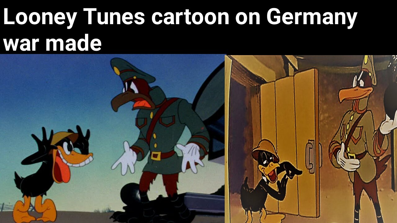 Looney Tunes cartoon made on Germany war