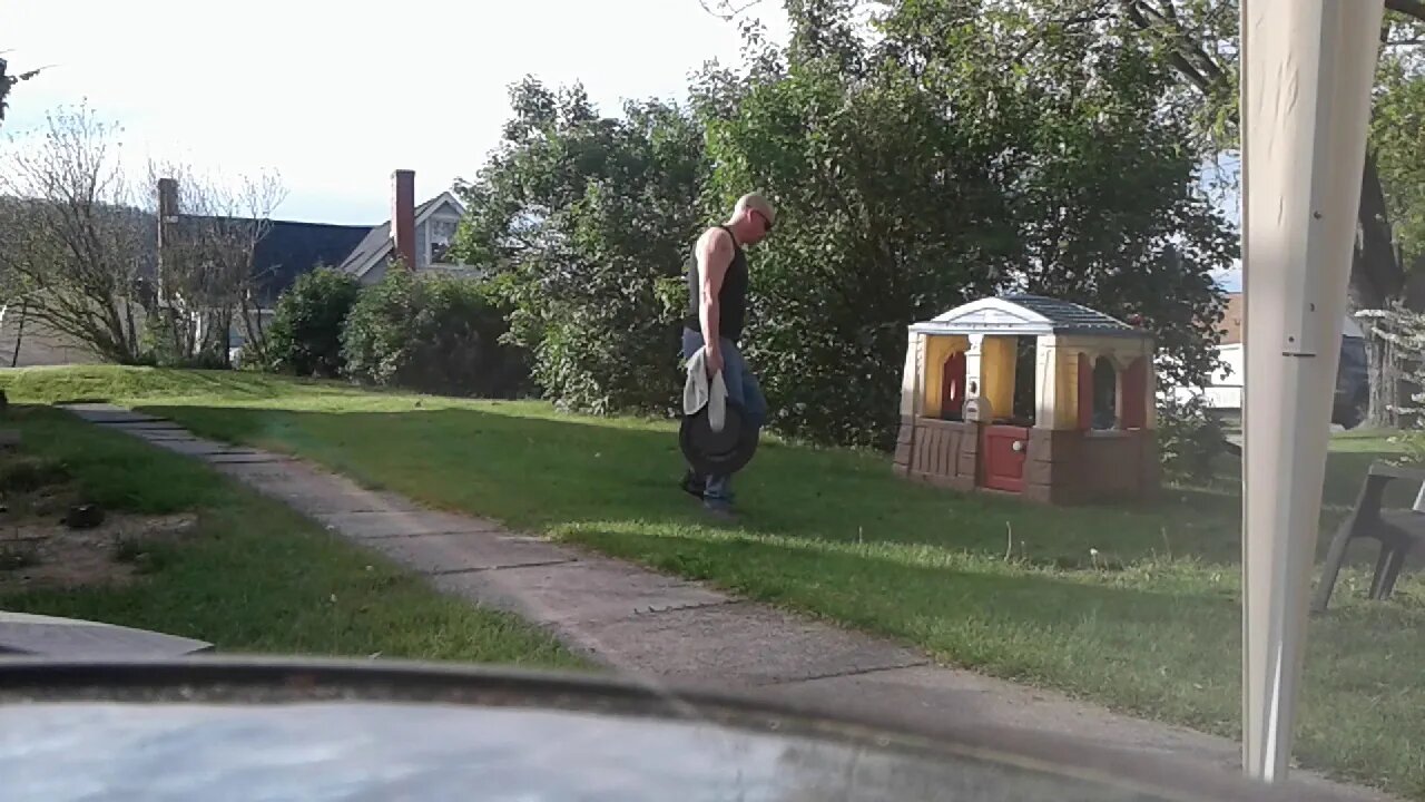 Blue Collar Strength - 1 Hand Blue Collar Walk 45 lbs With A Towel