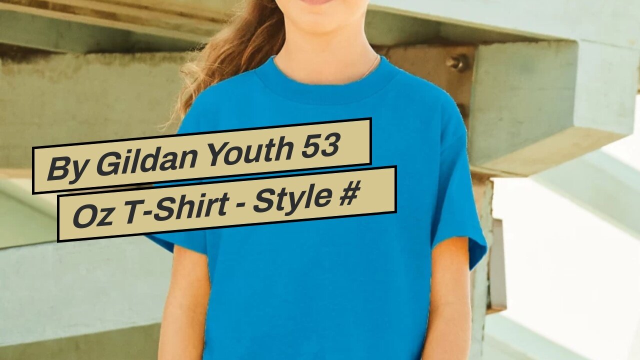 By Gildan Youth 53 Oz T-Shirt - Style # G500B Original Label