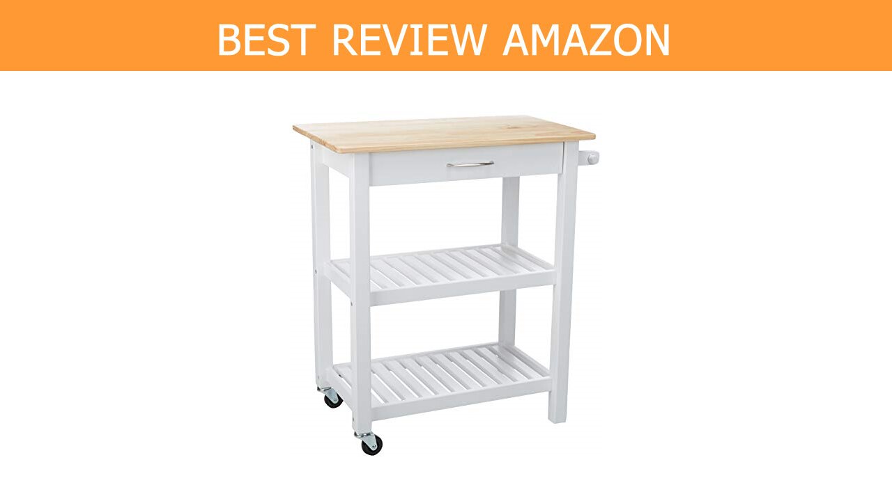 AmazonBasics Multifunction Island Kitchen Shelves Review