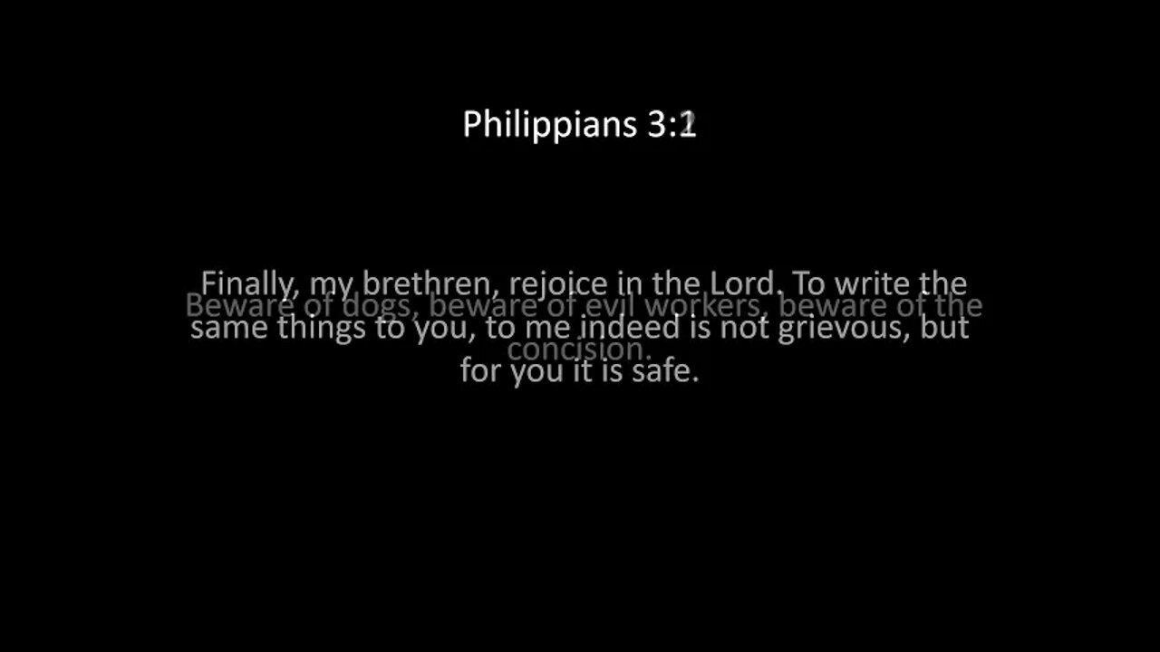 Philippians Chapter 3