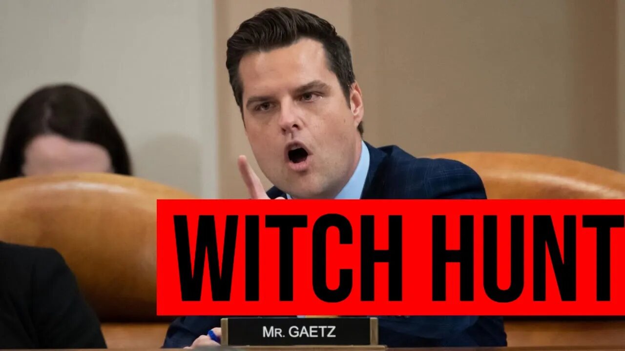 Matt Gaetz Is Probably Telling The Truth