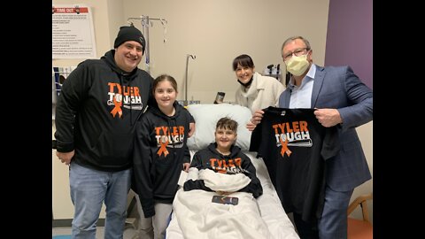 Staying #TylerTough. One local middle schooler battles cancer, gains national support