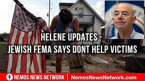 HELENE UPDATES: JEWISH FEMA ✡️ SAYS DON'T HELP VICTIMS