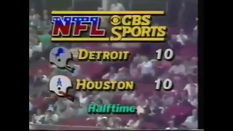 1983-11-13 Detroit Lions vs Houston Oilers