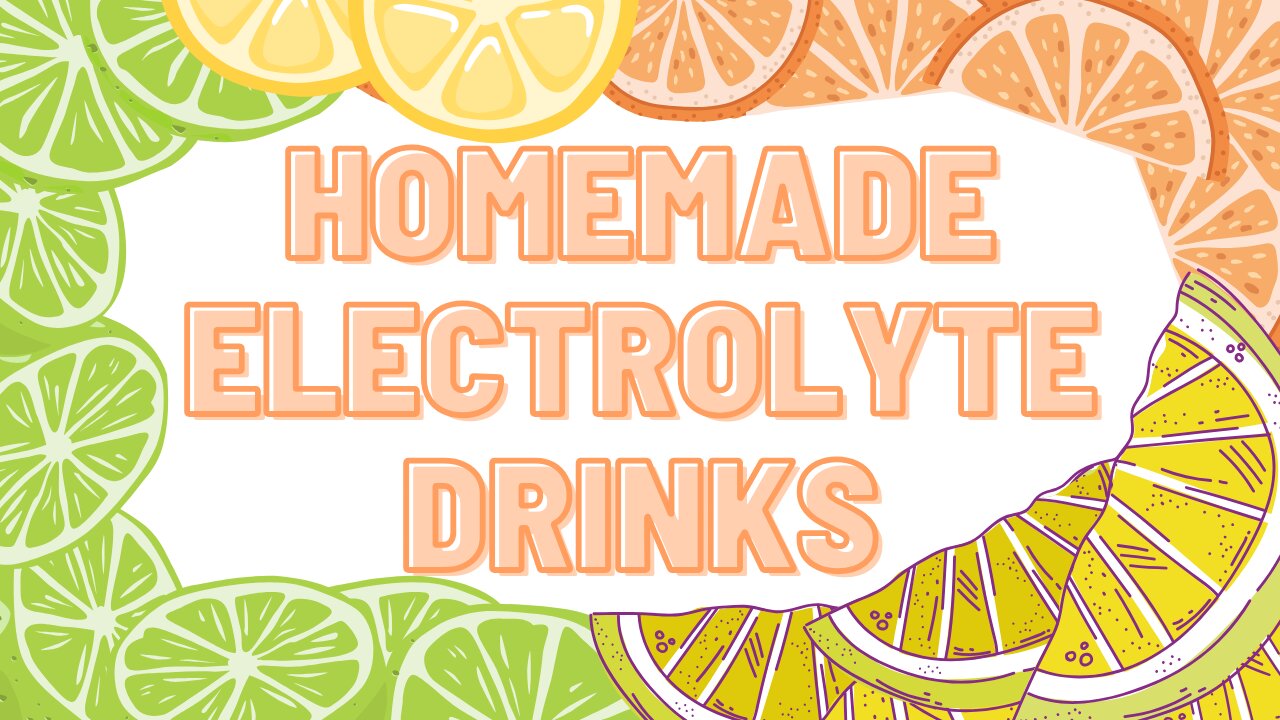 Home Made Electrolyte (Mint and Lime Electrolyte, Lemon Ginger Electrolyte, Orange Electrolyte)