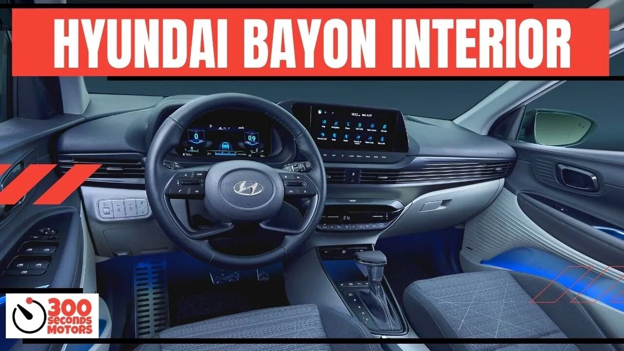 Revealed HYUNDAI BAYON INTERIOR an all new crossover SUV designed specifically for Europe