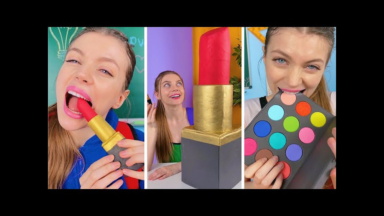 GIANT dible Lipstick / Chocolate Makeup & Edible Makeup