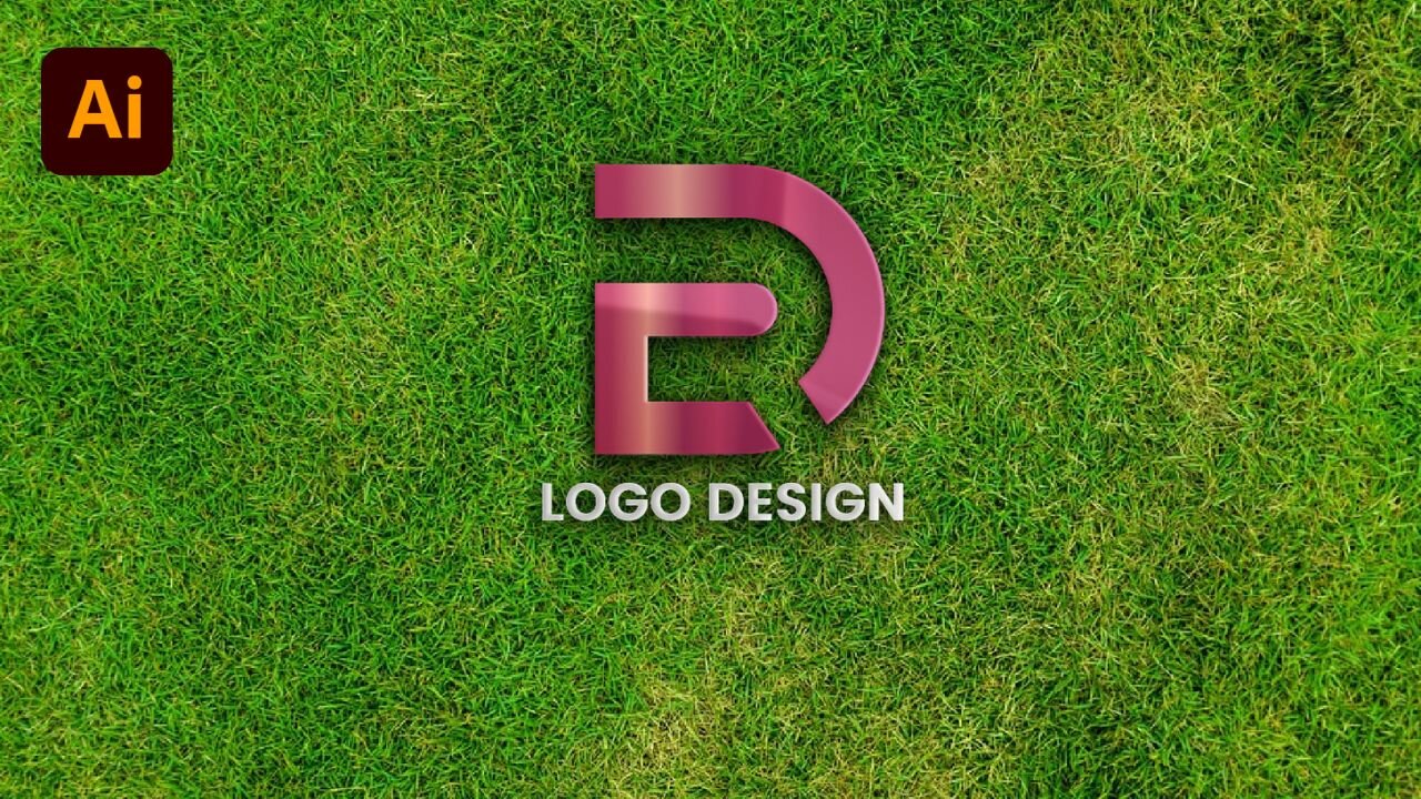 DR Logo Design | Modern Logo Design In Adobe Illustrator Tutorial For Beginner's
