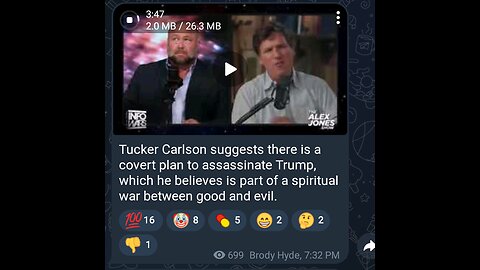 News Shorts: Tucker Carlson talks about Trump