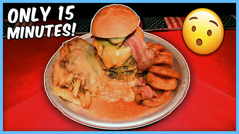 Speedy Bacon Cheeseburger Challenge in London, England!