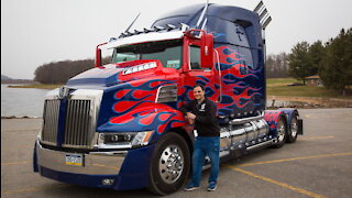 World’s First Fan-Built Optimus Prime | RIDICULOUS RIDES