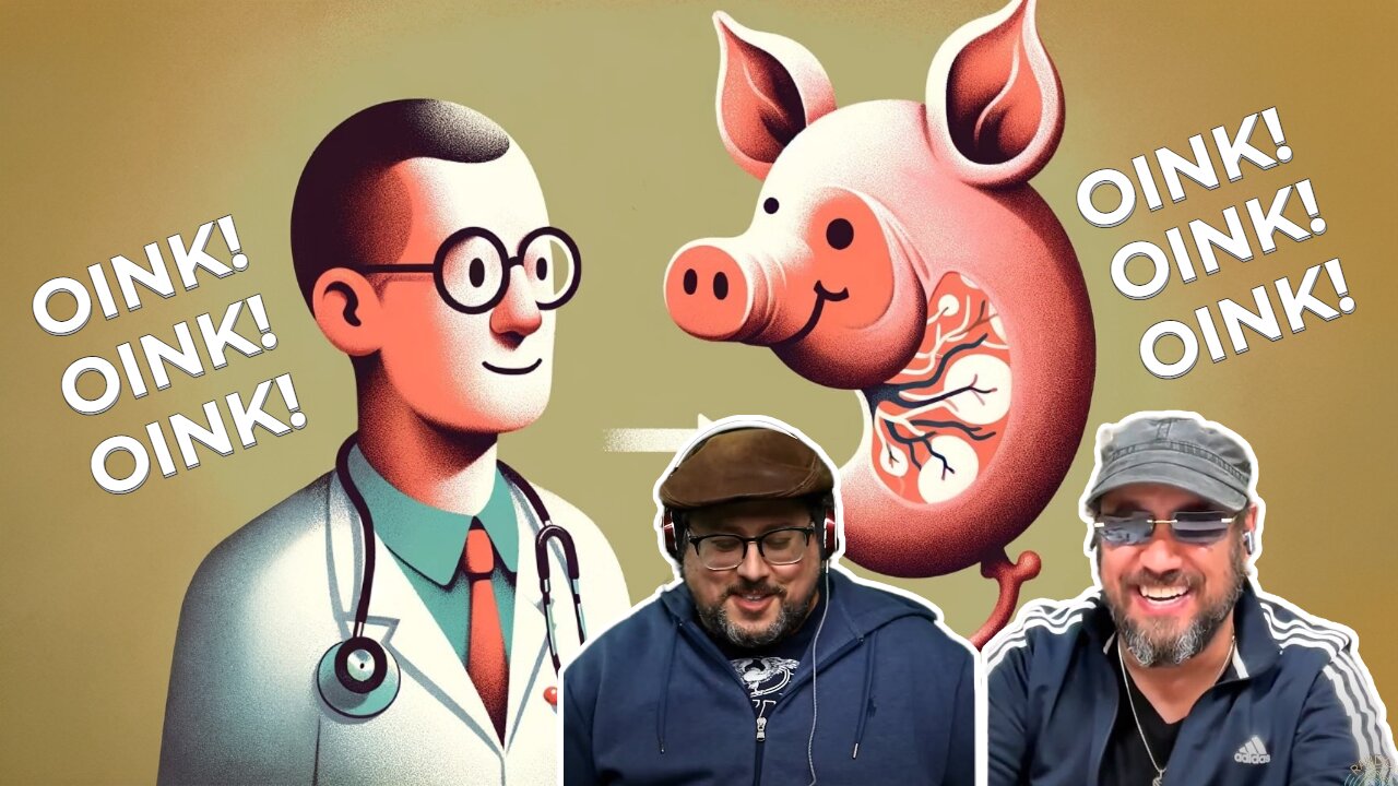 Man Gets Pig Kidney Transplant and Oinks Like Pig! Or maybe not.