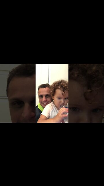 Tem que hidratar e tomar bastante agua filha linda - #shorts #linda #bebe