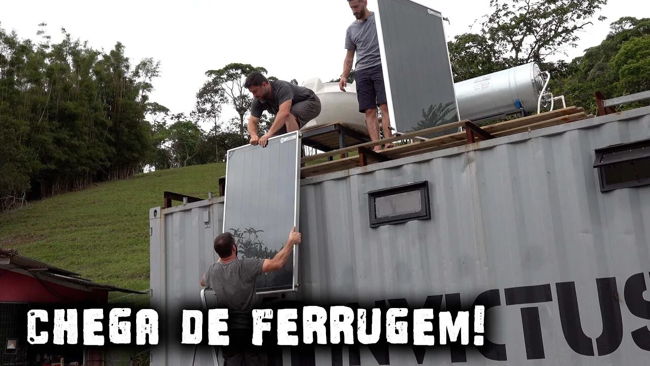 Vamos dar um jeito na ferrugem do teto? - Base Container Ep.20