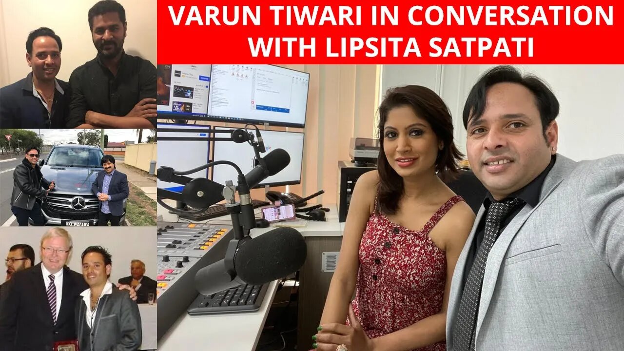 Varun Tiwari on 100.9FM with Lipsita Satpati, talking about his life & career