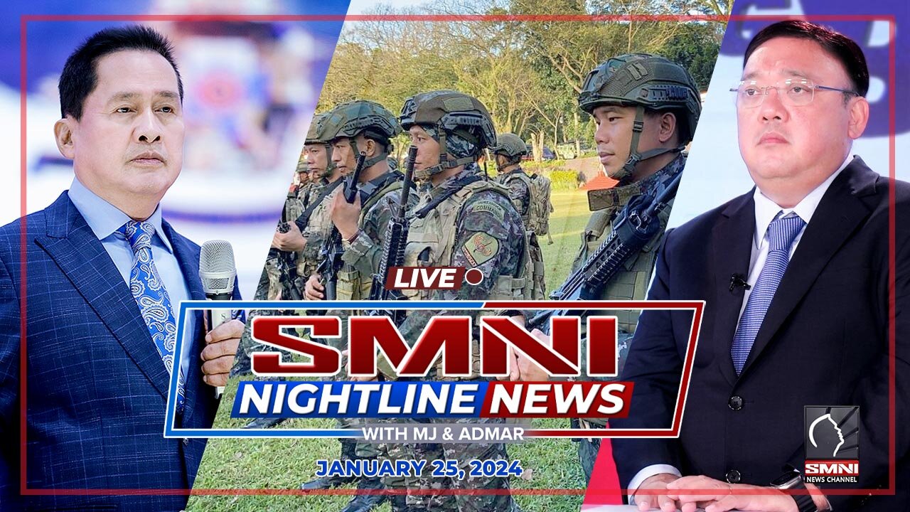 LIVE: SMNI Nightline News with Admar Vilando and Jade Calabroso | January 25, 2024