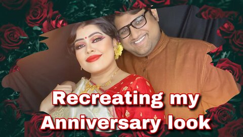 RECREATING MY ANNIVERSARY MAKEUP LOOK || TRADITIONAL INDIAN MAKEUP TUTORIALS