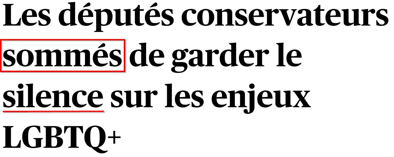 Nouvelles du 1 - La BIPHOBIE; L'Inde puni le Canada; torchon facial en Estrie