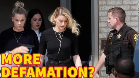 Did Amber Heard Just DEFAME Johnny Depp AGAIN?!