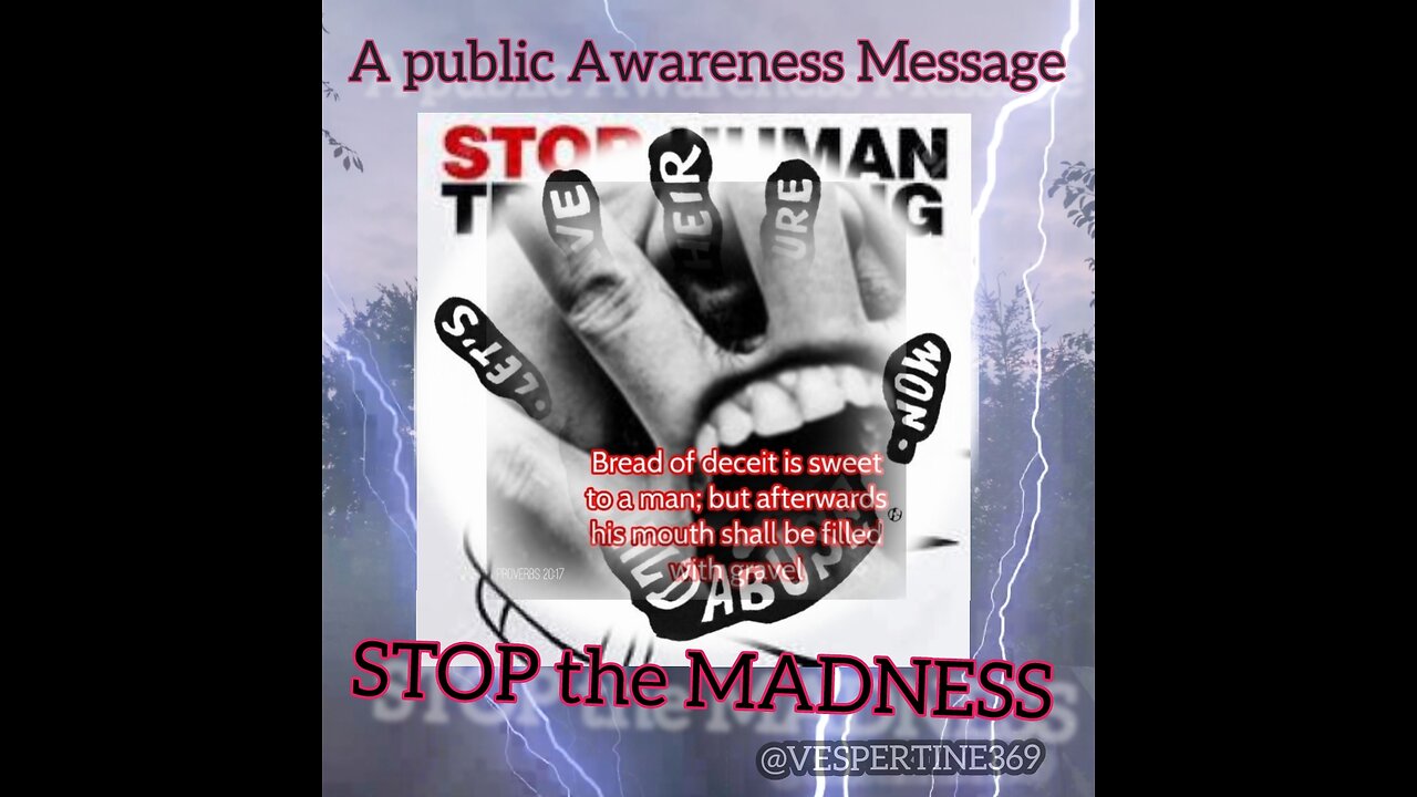 PUBLIC AWARENESS MESSAGE