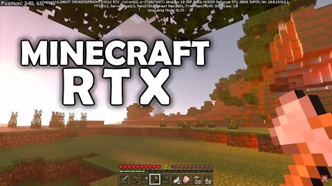 Testing ray-tracing (RTX) in Minecraft Bedrock (Windows 10)