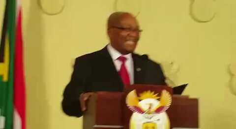 With the signature giggle, Zuma bows out (BPo)