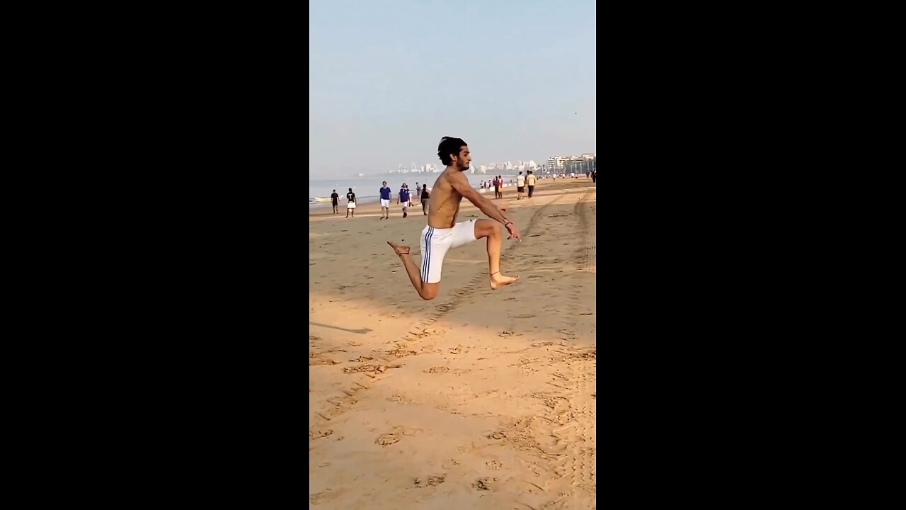 INSANE Beach Triple Jump!