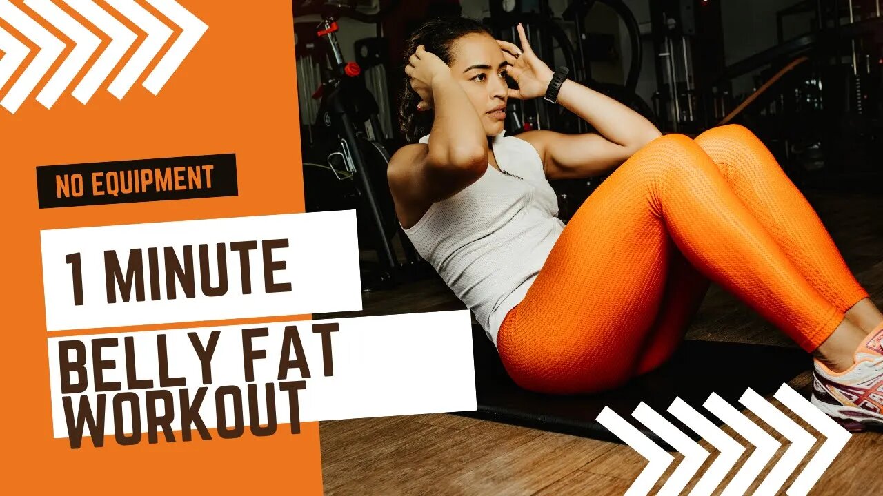 Exercise for Belly Fat: The 1 Minute Exercise #shorts