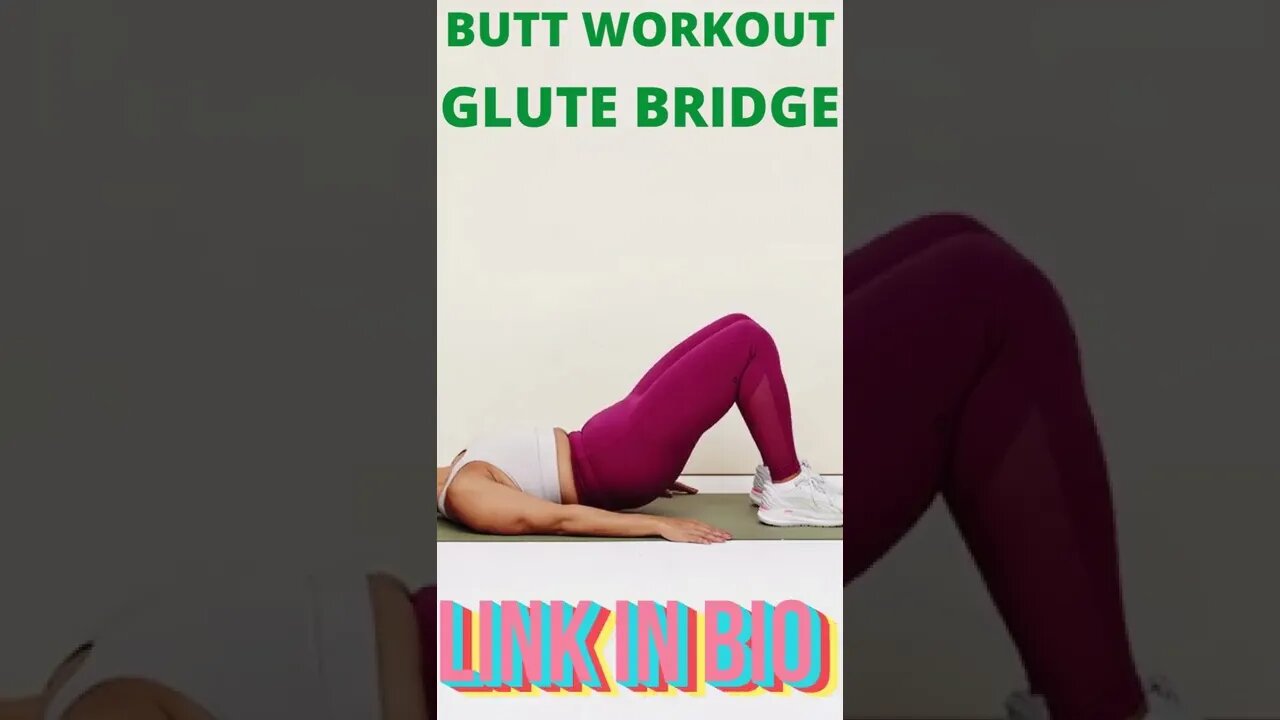 Glute Bridge || butt reduce workout for women || Beginner Friendly Butt Workout || No Equipment ||