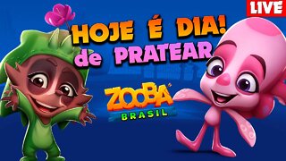 TOP BR! HOJE É DIA DE PRATEAR! VEM JOGAR COMIGO! ZOOBA: Jogo de Batalha Animal LIVE #66