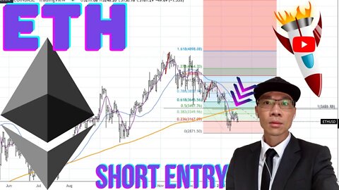 ETHEREUM ($ETH) - Short Entry. Price Below 200 MA on Daily & Hourly Chart 📉📉