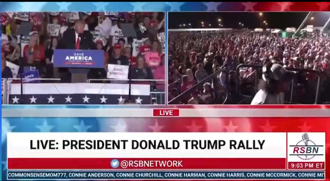 INSPIRATIONAL WORDS FROM PRESIDENT TRUMP AT GEORGIA RALLY