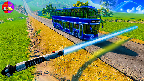 Cars Vs Lightsaber 😱 BeamNG.Drive