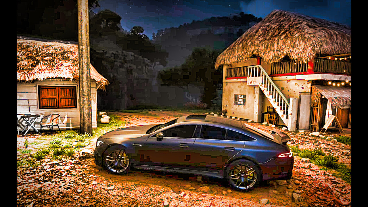 2018 Mercedes AMG GT4 door coupe. A twilight fun run in a not so sticky car.