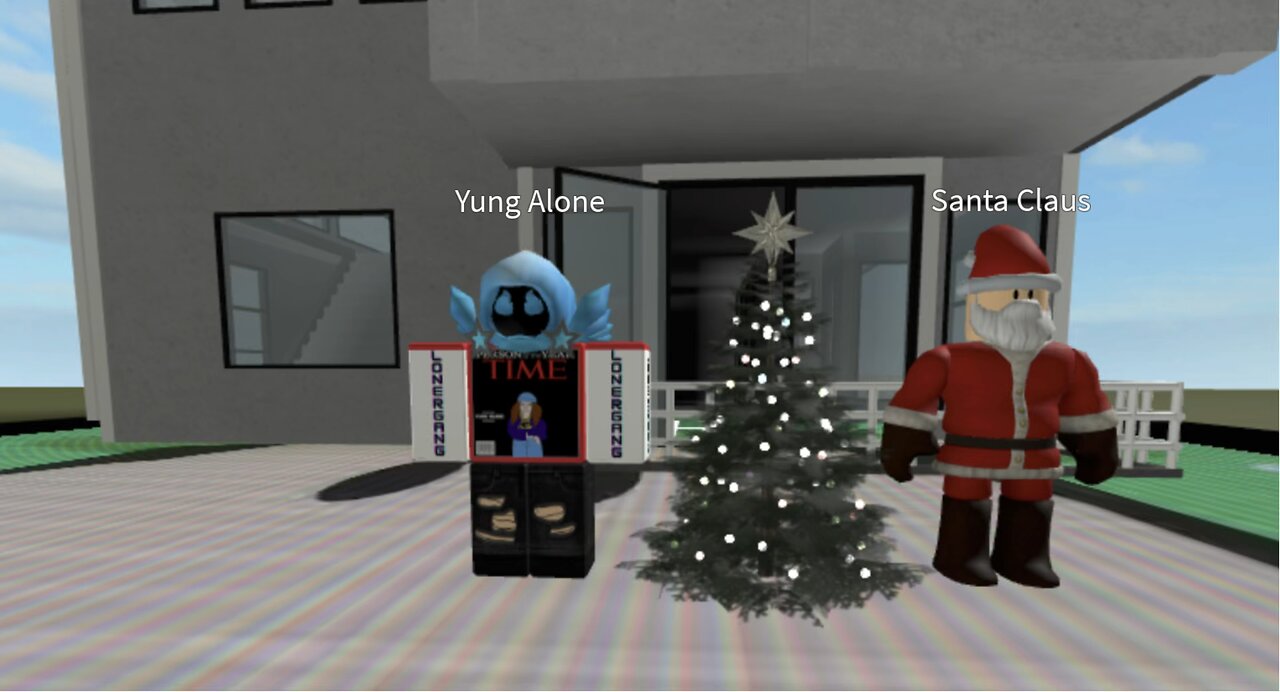 Yung Alone Gets Put On Naughty List By Santa (Roblox Funny Moments)