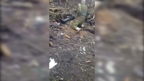 LPR Forces Checks Whether The NLAW Hand-Held Anti-Tank Grenade Launcher Is Not Mined