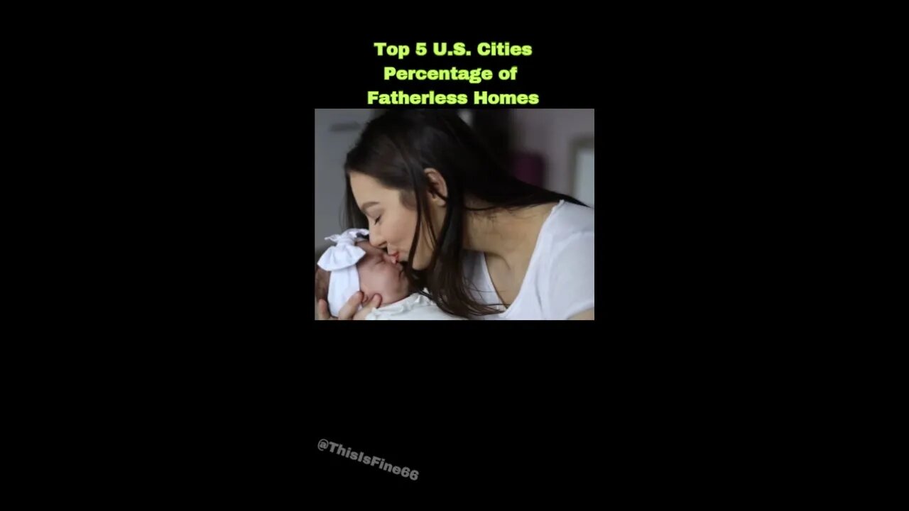 Top 5 U.S. Cities with the Most Single Mothers #shorts