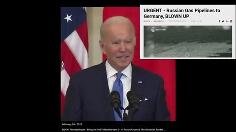 This Storm Is Upon Us! Nord Stream Pipeline Sabotaged By Biden Admin?