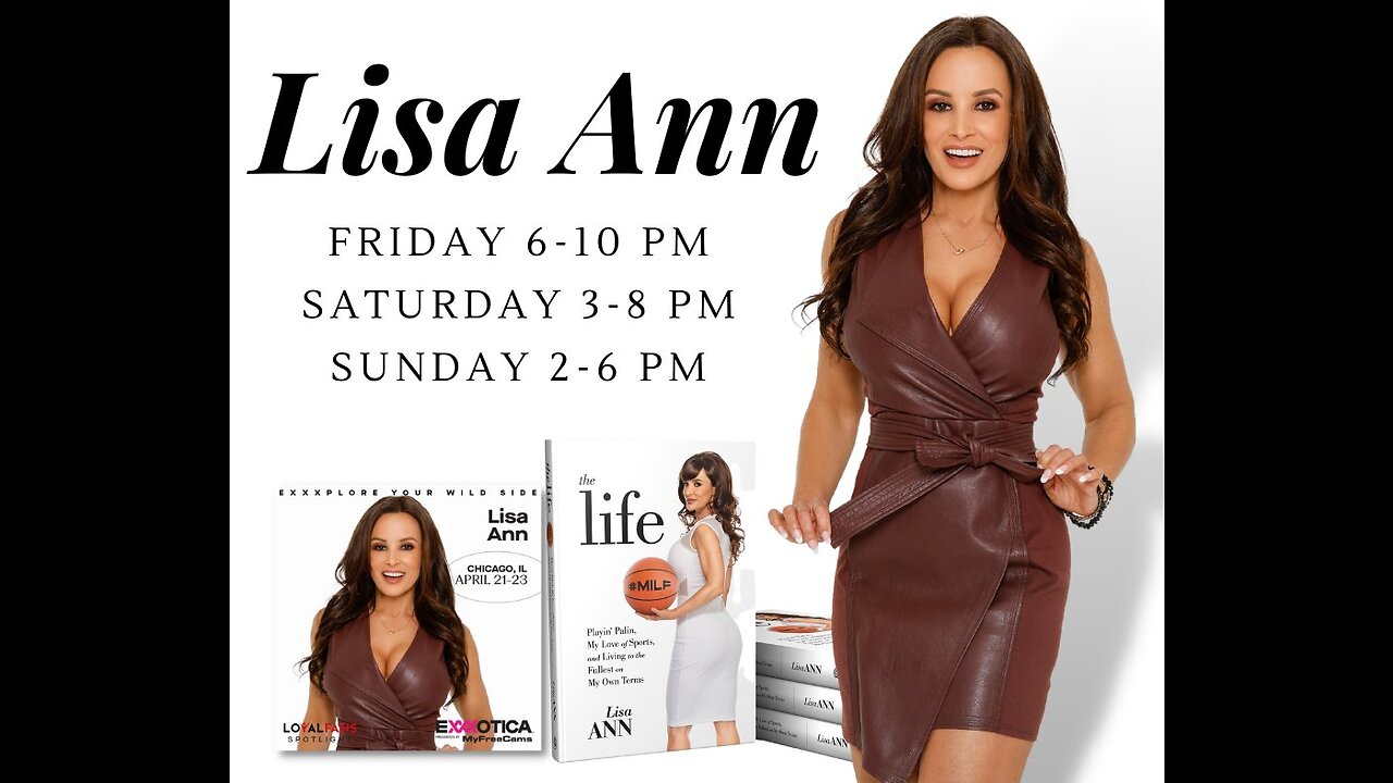 Join Lisa Ann at the RealOnlyFans Booth in Chicago for Exotica Expo on April 21-23!