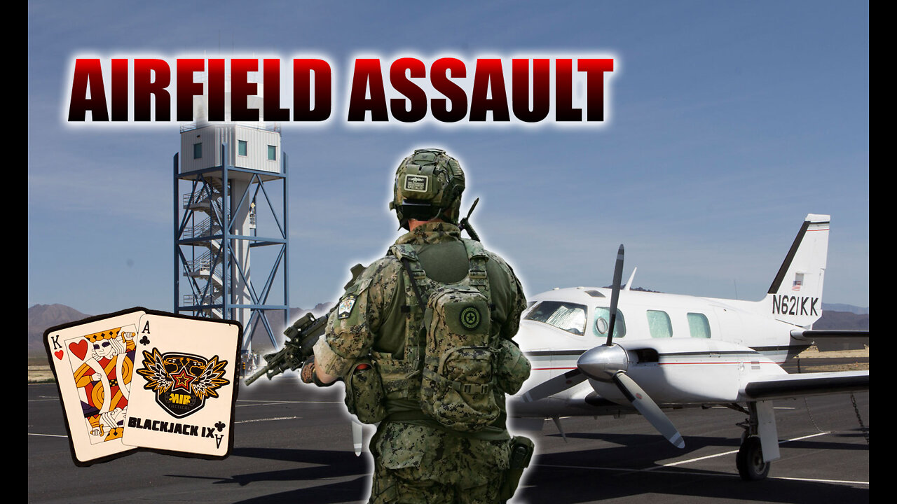 Airsoft LMG Gameplay, Airfield Assault