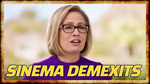 Sinema Gaslights Voters in CRINGE DemExit Video