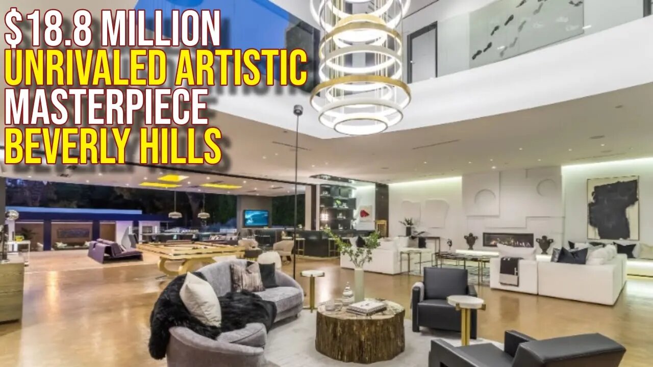 Inside $18.8 Million Unrivaled Artistic Masterpiece Beverly Hills