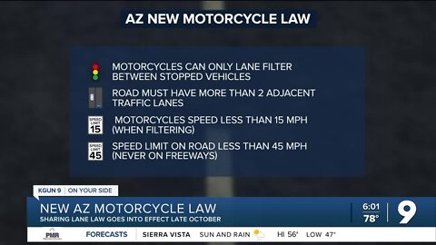 New Senate bill gives motorcycles permission to bypass traffic