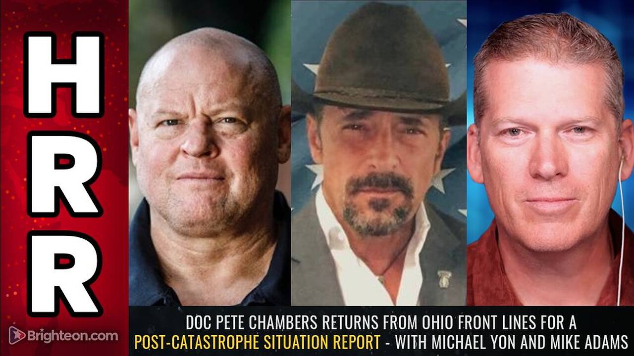 Doc Pete Chambers returns from Ohio front lines for a post-catastrophe situation report