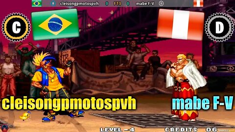 Real Bout Fatal Fury (cleisongpmotospvh Vs. mabe F-V) [Brazil Vs. Peru]