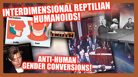 INTER-DIMENSIONAL REPTILIANS! HUMAN DNA SOLD BY CIA! GENDER CONVERSIONS = ANTI-HUMAN!