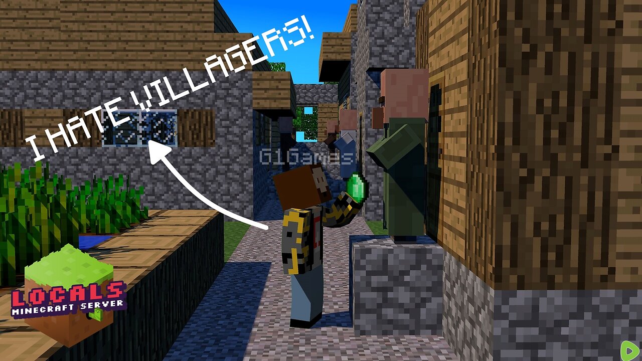 Guy who HATES villagers, works with villagers... G1's gonna go..CRAZY!!!! - Locals SMP