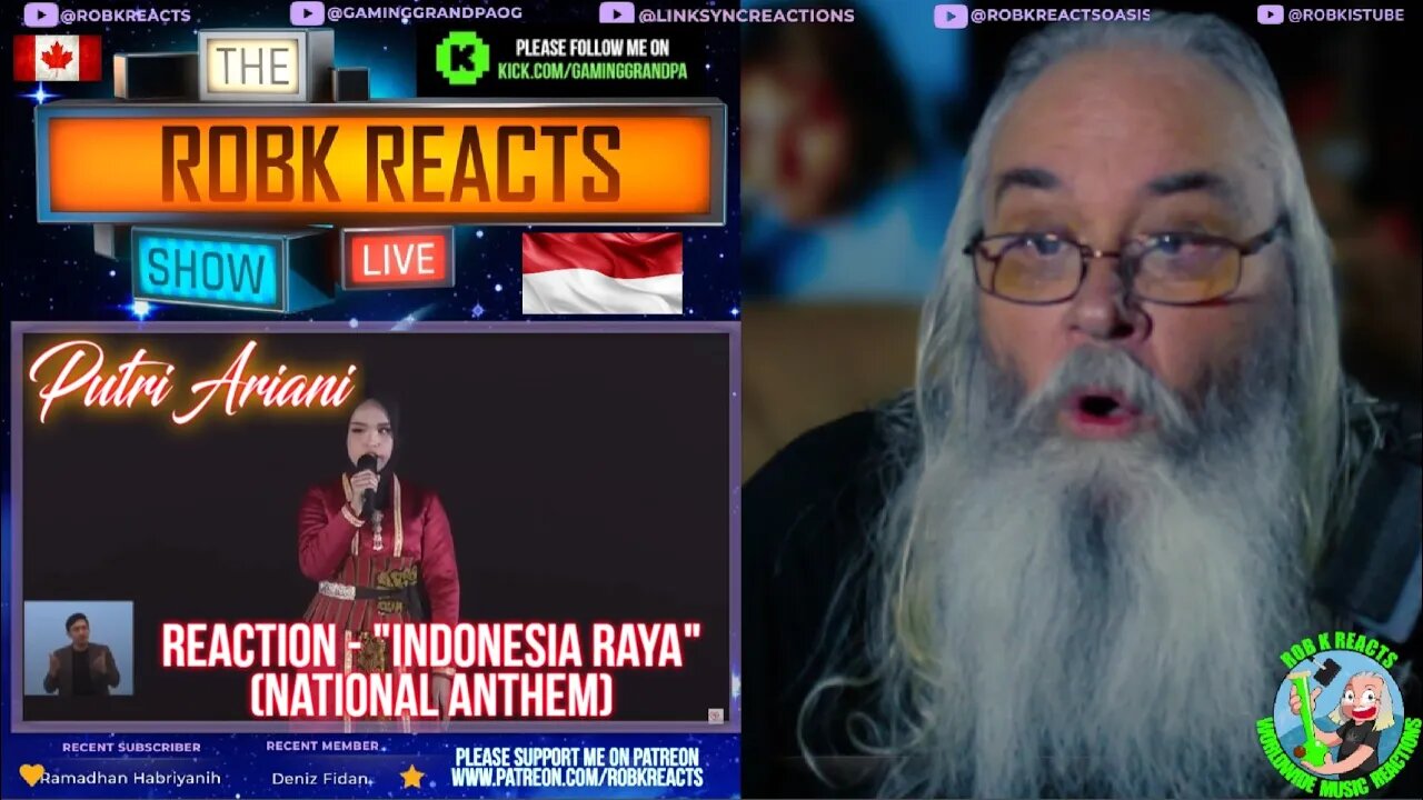 Putri Ariani Reaction - "Indonesia Raya" (National Anthem) - First Time Hearing - Requested