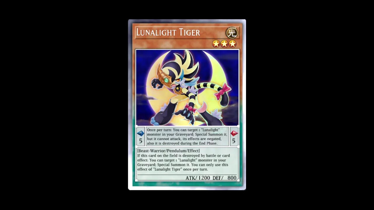 Yu-Gi-Oh! Lunalight Tiger